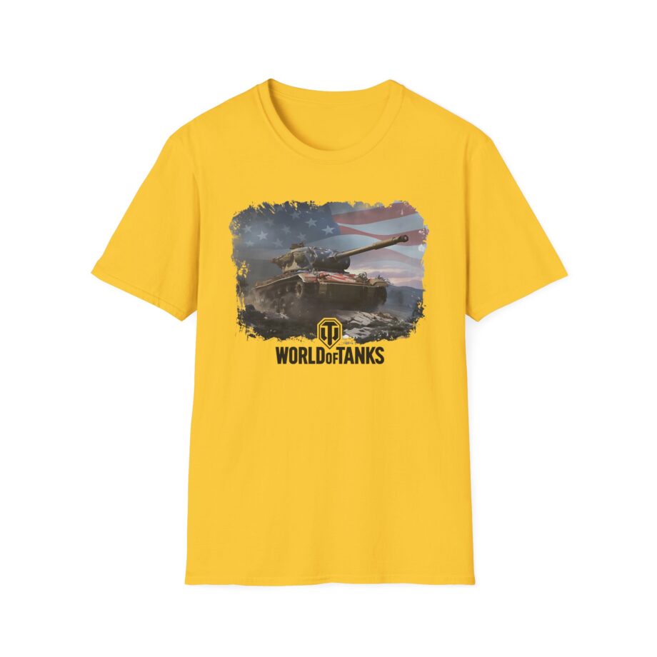 World of Tank Wot July 4th T78 Unisex Softstyle T-Shirt