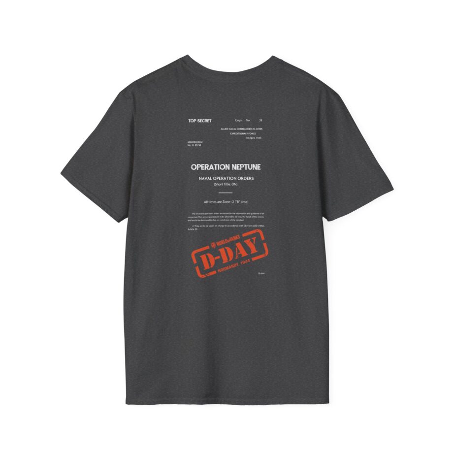 World of Tank Wot D-day Top Secret Unisex Softstyle T-Shirt