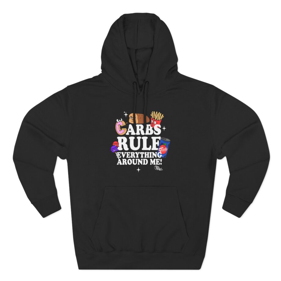 Method Man Carbs Rule Everything Around Me Three-Panel Fleece Hoodie
