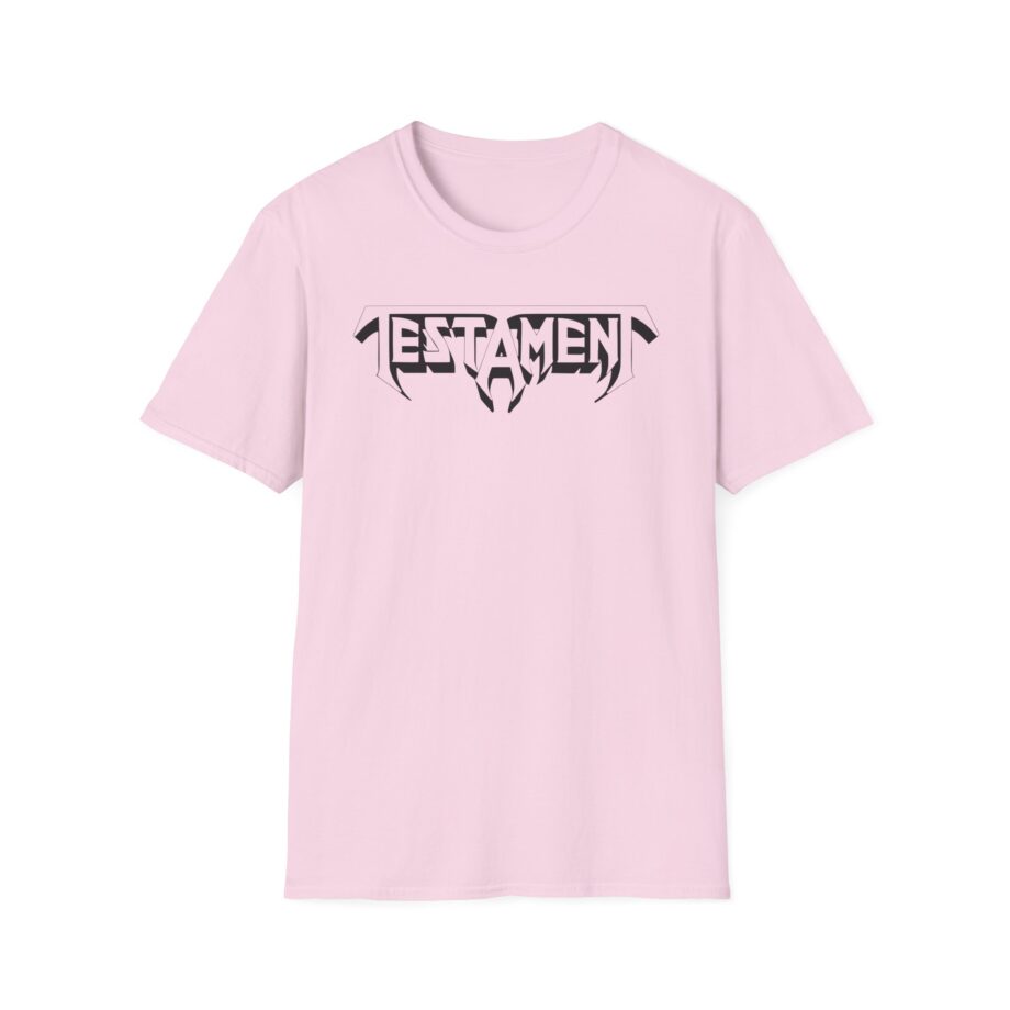 Testament Bay Area Thrash Blackout Unisex Softstyle T-Shirt