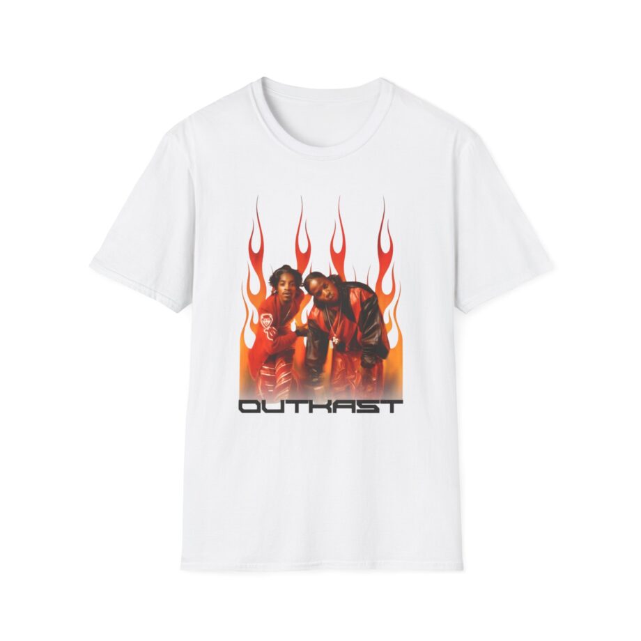 Outkast Outkast Flames Unisex Softstyle T-shirt
