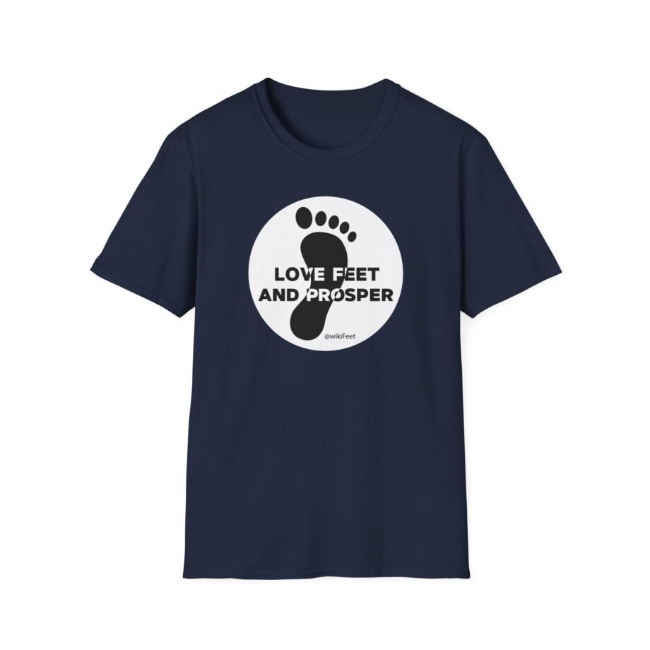 Wikifeet Love Feet and Prosper Unisex Softstyle T-Shirt