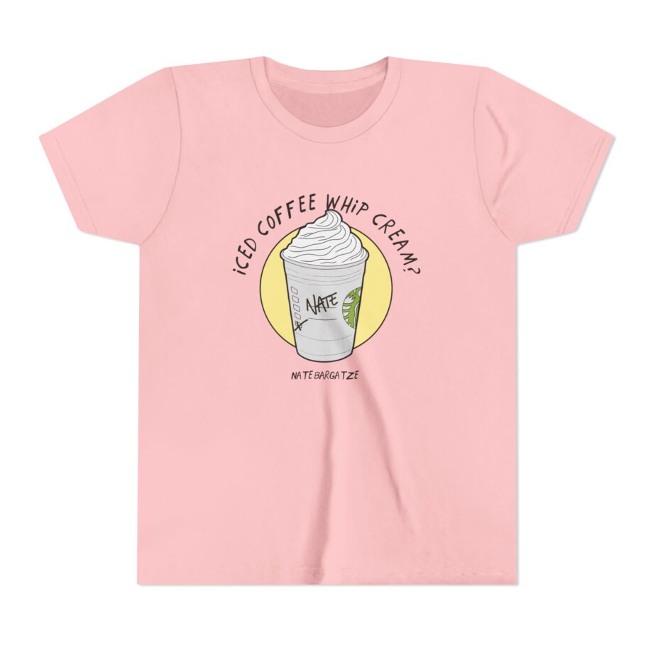 Nate Bargatze - Iced Coffee Whip Cream? Youth Short Sleeve Tee