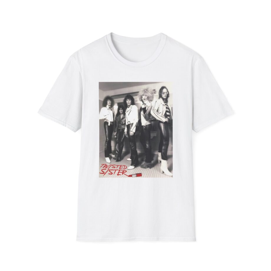 Twisted Sister Lipstick Unisex Softstyle T-shirt