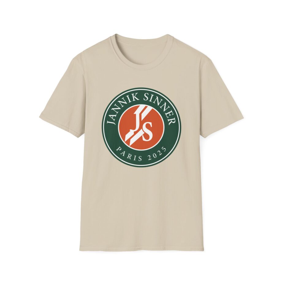 Jannik Sinner Paris 2025  Unisex Softstyle T-Shirt