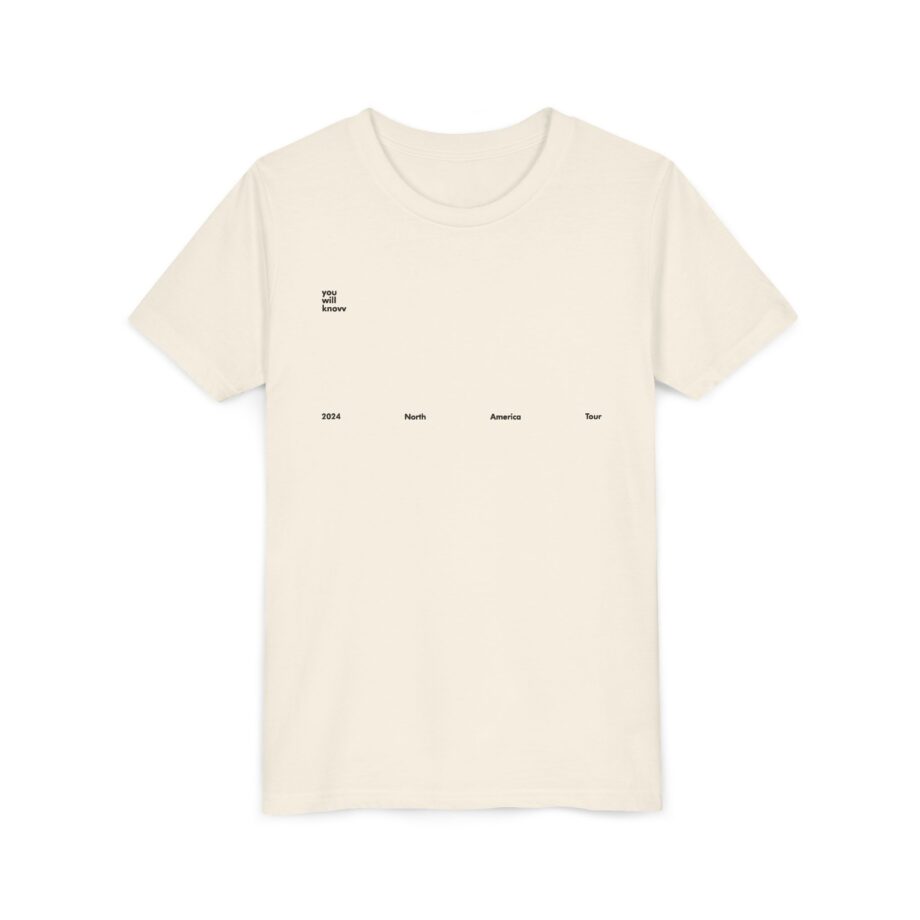 Wave to Earth 0.03 NA Tour Youth Short Sleeve Tee