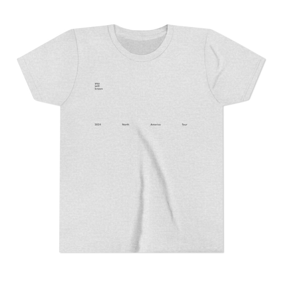 Wave to Earth 0.03 NA Tour Youth Short Sleeve Tee