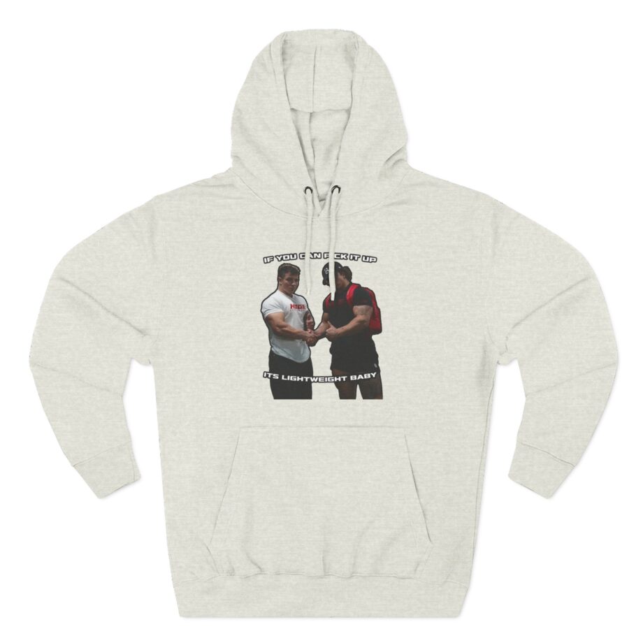 Tren Twins Lightweight Three-Panel Fleece Hoodie