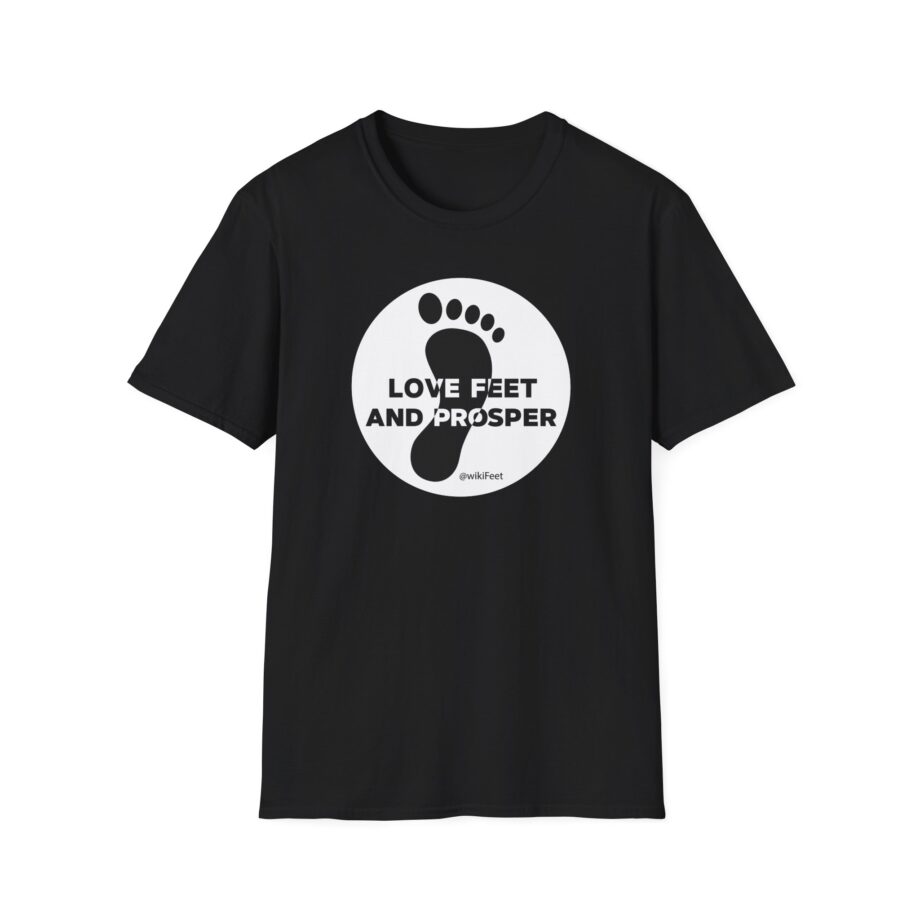 Wikifeet Love Feet and Prosper Unisex Softstyle T-Shirt