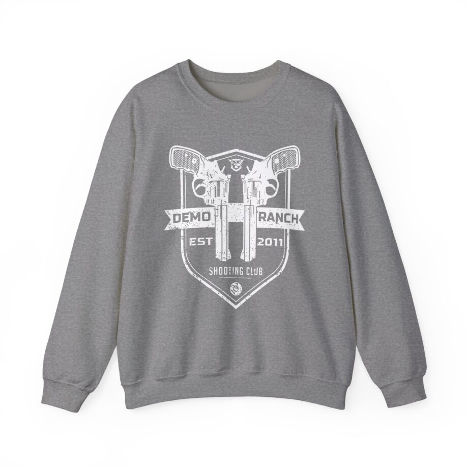 Demo Ranch Shooting Club Pocket Unisex Heavy Blend Crewneck Sweatshirt