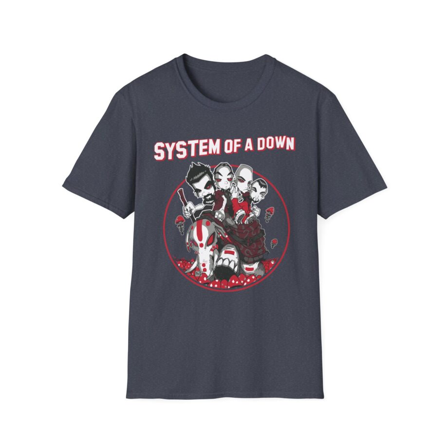 System of a Down Mushroom People Unisex Softstyle T-Shirt