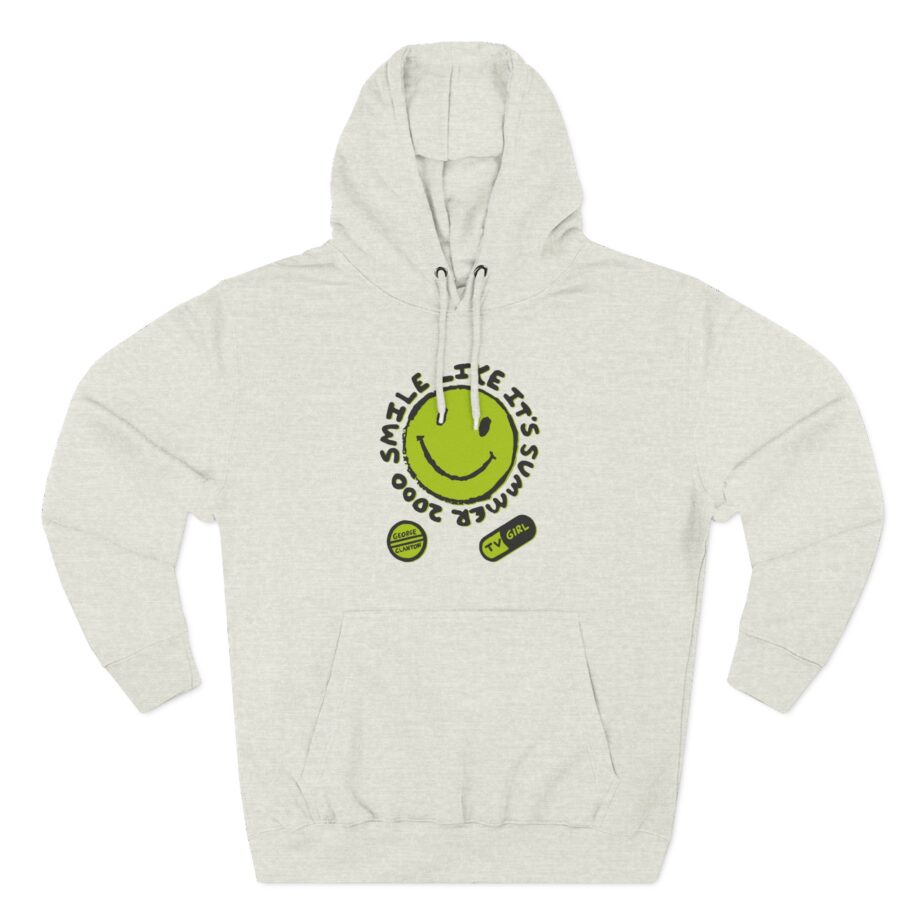 Tv Girl Smile Like It's Summer 2000 Three-Panel Fleece Hoodie