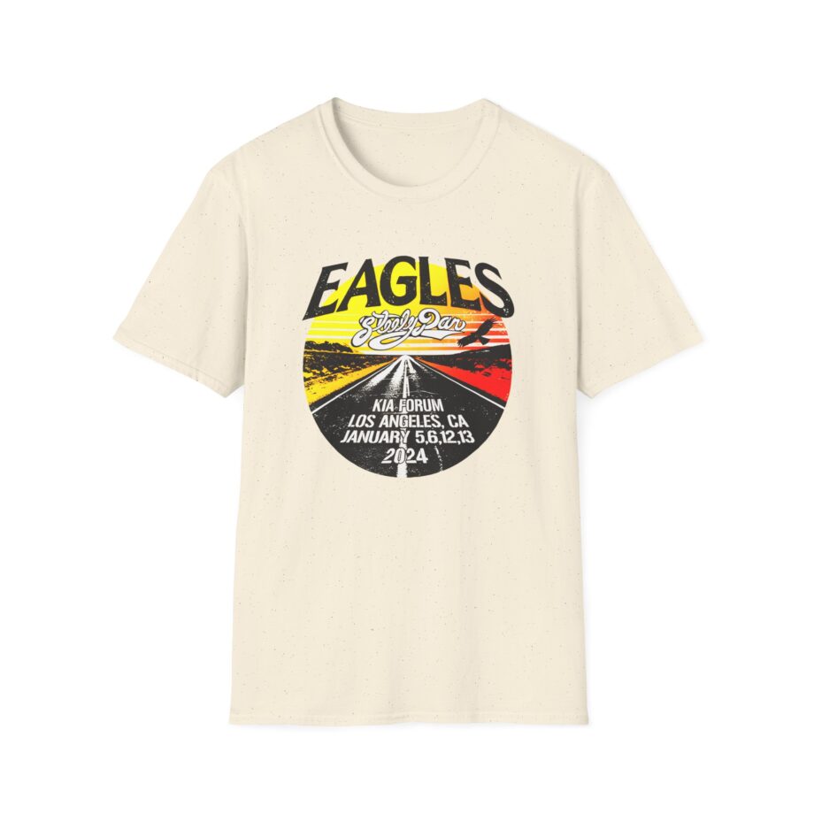 The Eagles The Long Goodbye 2024 Tour Los Angeles Unisex Softstyle T-Shirt