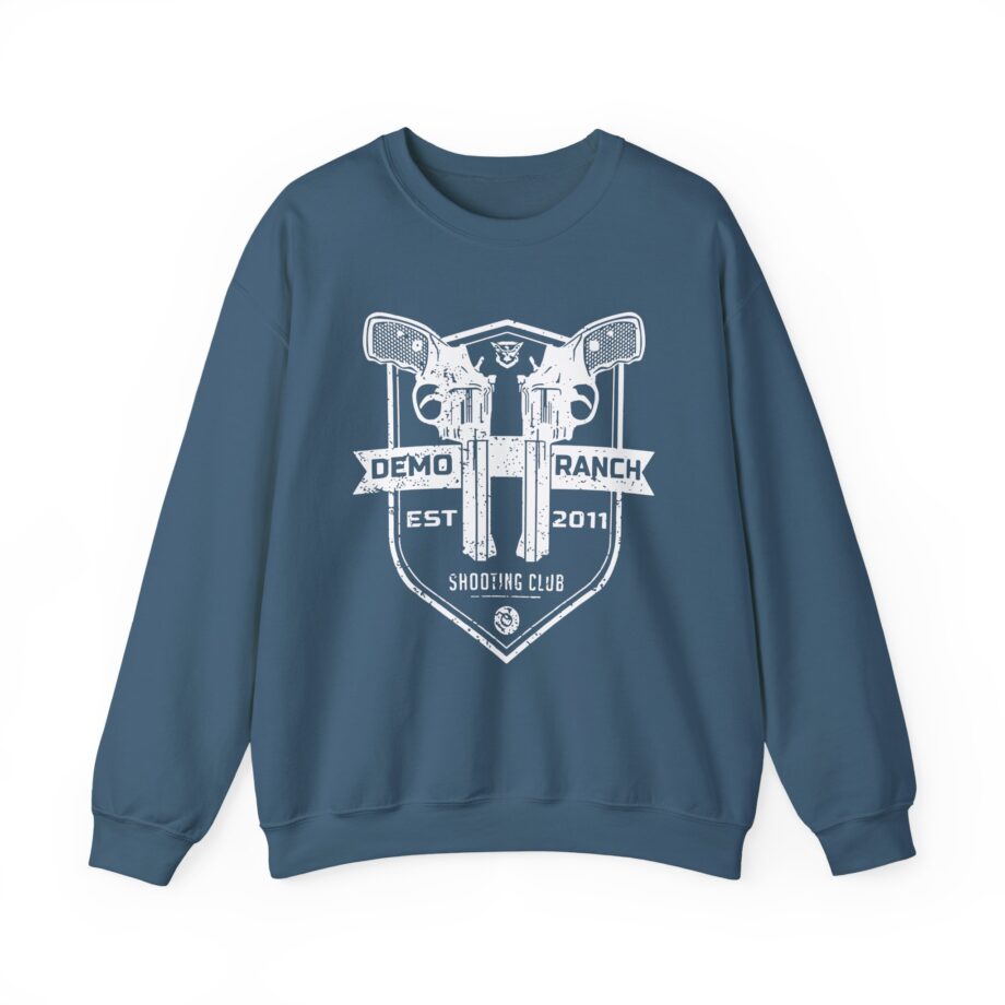 Demo Ranch Shooting Club Pocket Unisex Heavy Blend Crewneck Sweatshirt