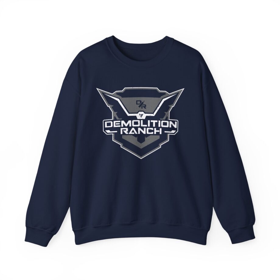 Monochrome Shield Unisex Heavy Blend Crewneck Sweatshirt