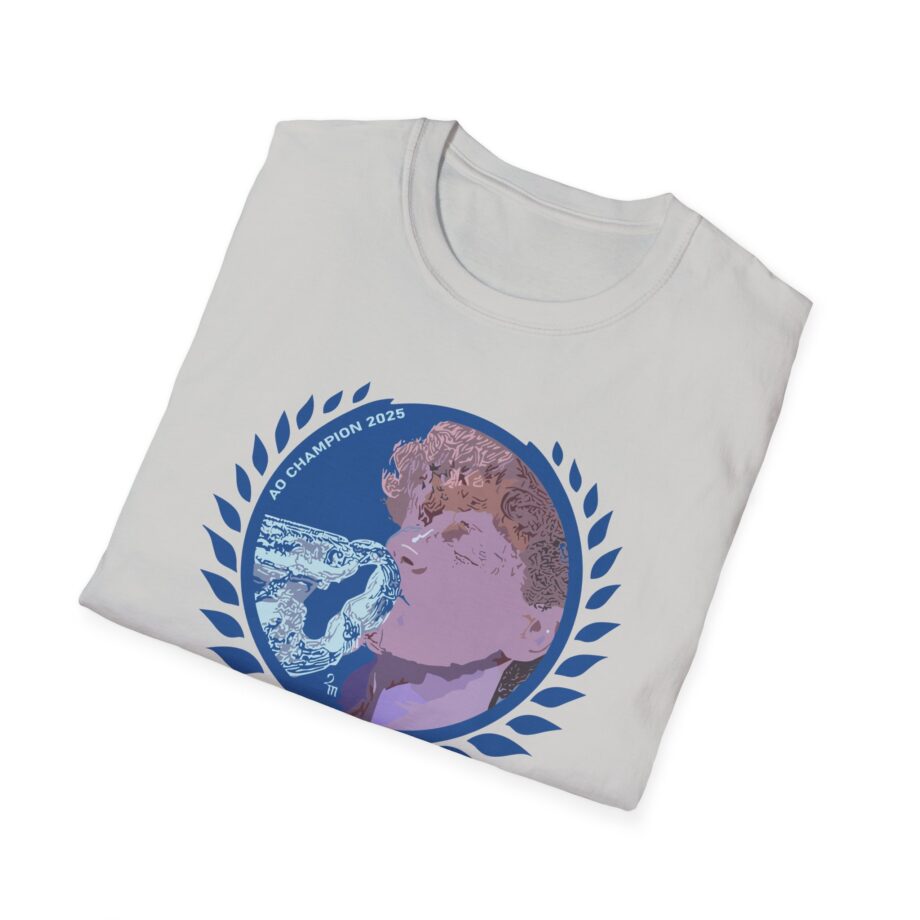 Jannik Sinner AO Champion 2025 Unisex Softstyle T-Shirt