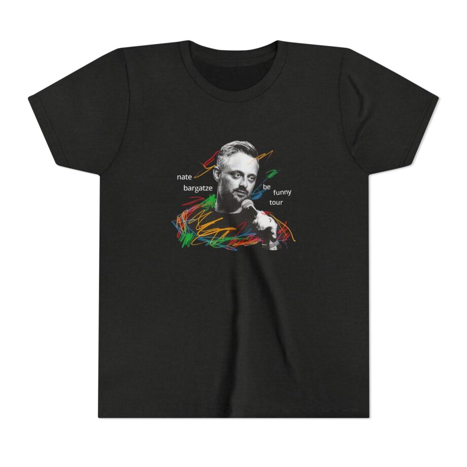 Nate Bargatze 2024 Be Funny Tour Youth Short Sleeve Tee