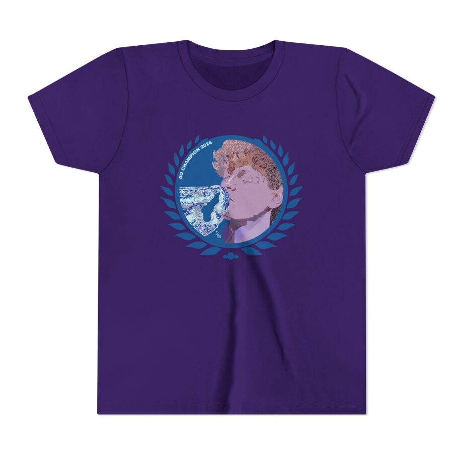 Jannik Sinner AO Champion Youth Short Sleeve Tee
