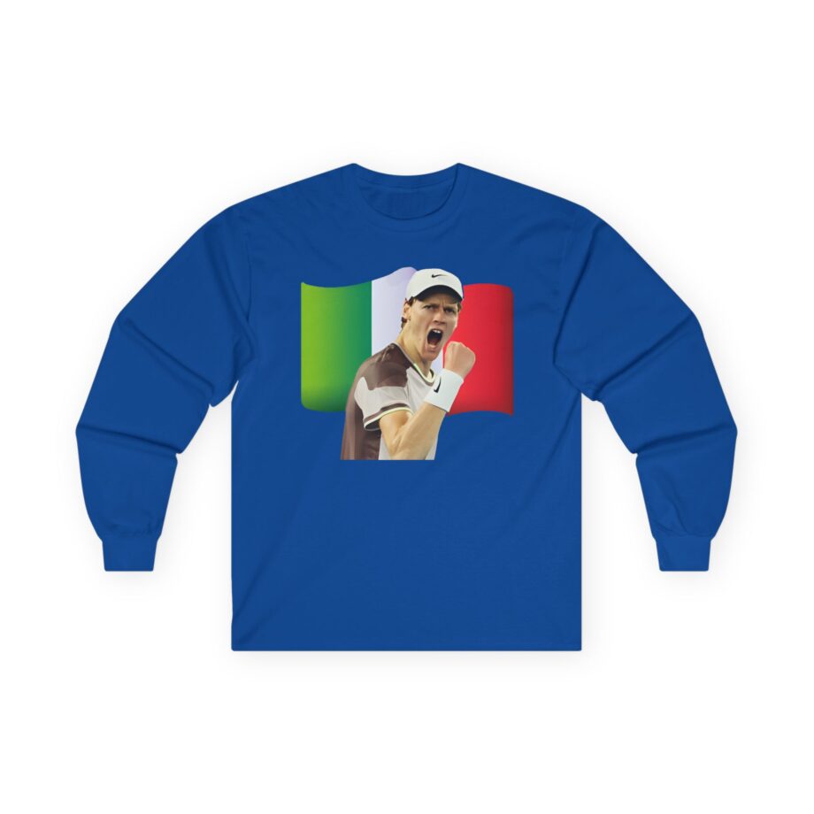 Jannik Sinner Italian Tennis Star Fan Unisex Ultra Cotton Long Sleeve Tee