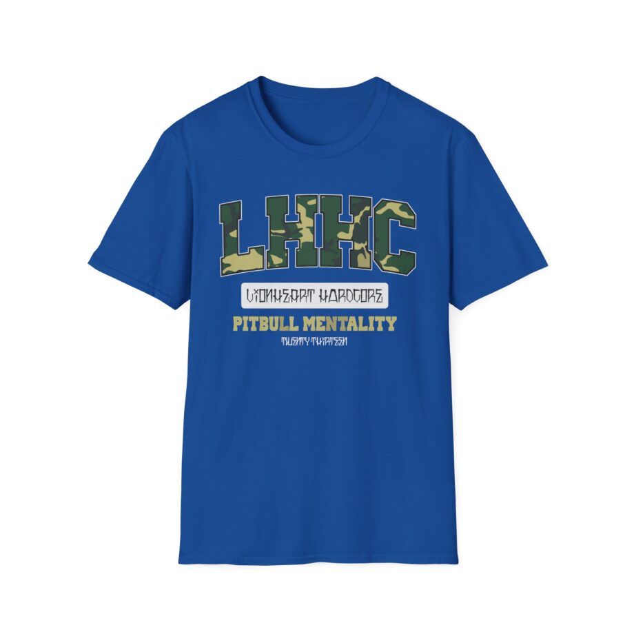 Lionheart Pitbull Camo Unisex Softstyle T-shirt
