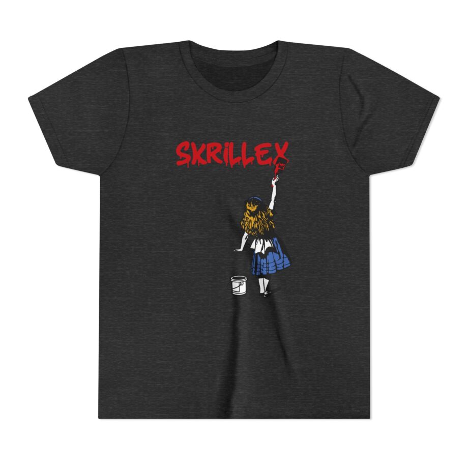 skrillex red girl Graphic Short Sleeve Tee