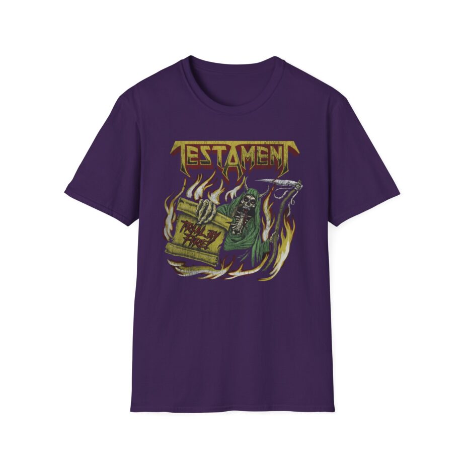 Testament Trial by Fire Unisex Softstyle T-Shirt
