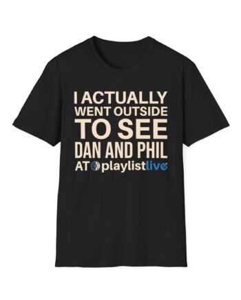 Dan and Phil Actually Went Outside to See Dan and Phil at Playlist Live Unisex Softstyle T-Shirt