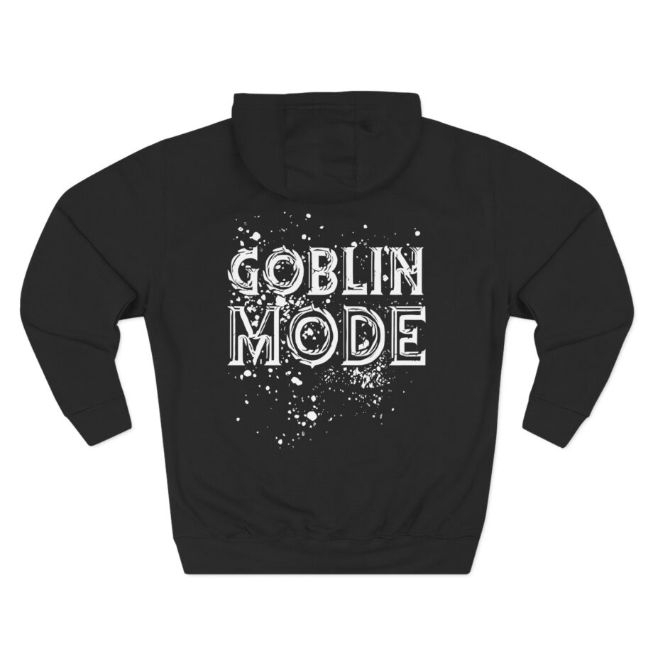 Nekrogoblikon Goblin Mode Raglan Three-Panel Fleece Hoodie