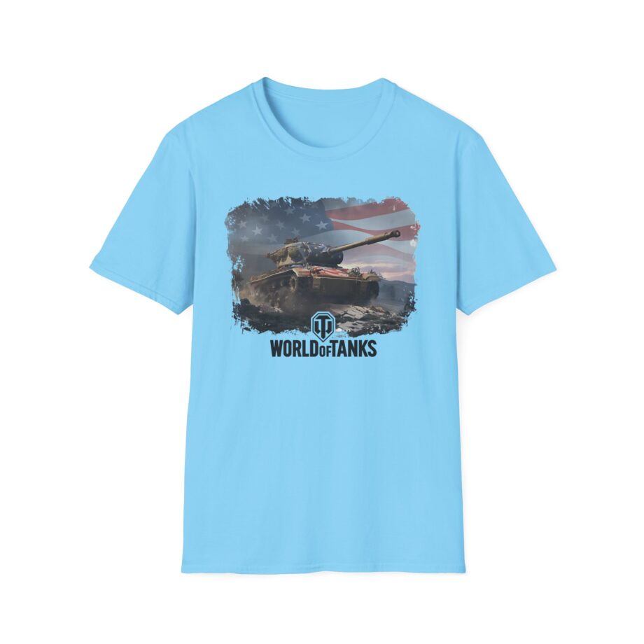 World of Tank Wot July 4th T78 Unisex Softstyle T-Shirt