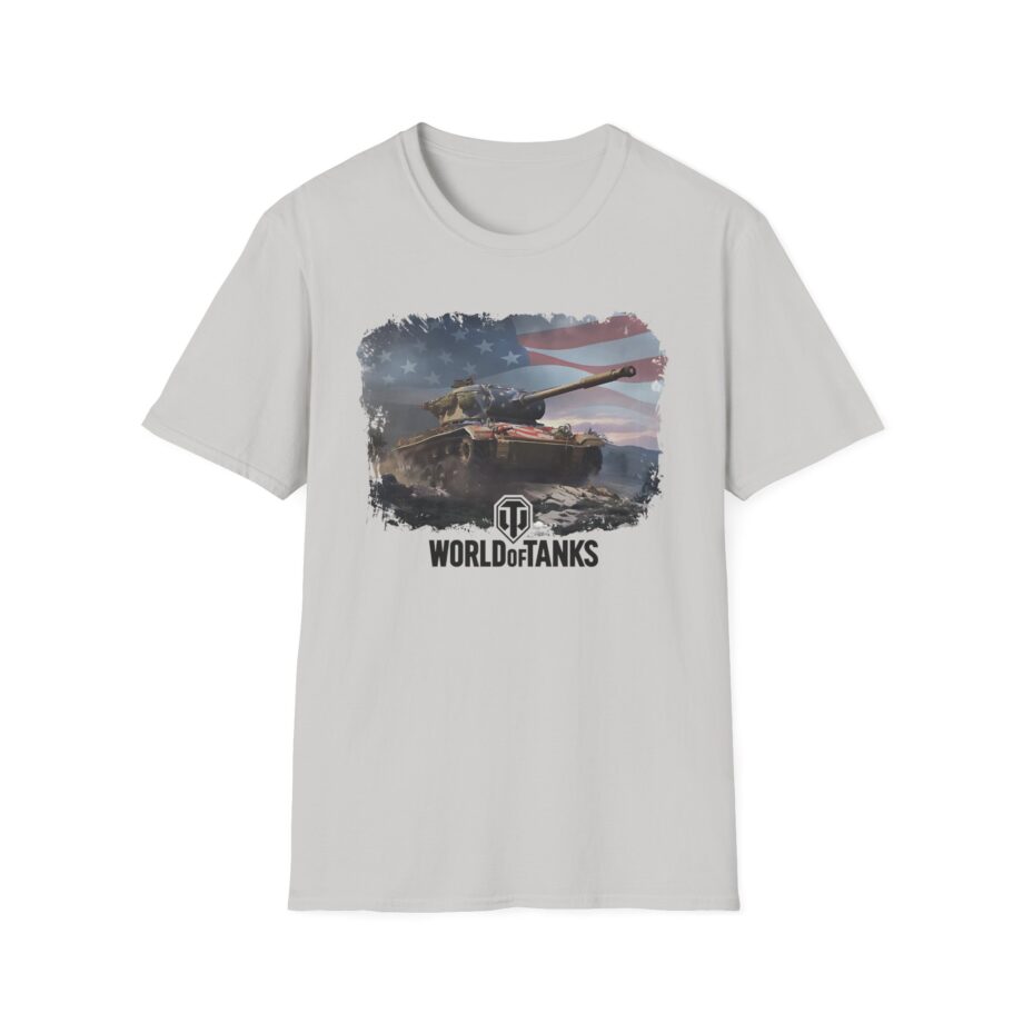 World of Tank Wot July 4th T78 Unisex Softstyle T-Shirt