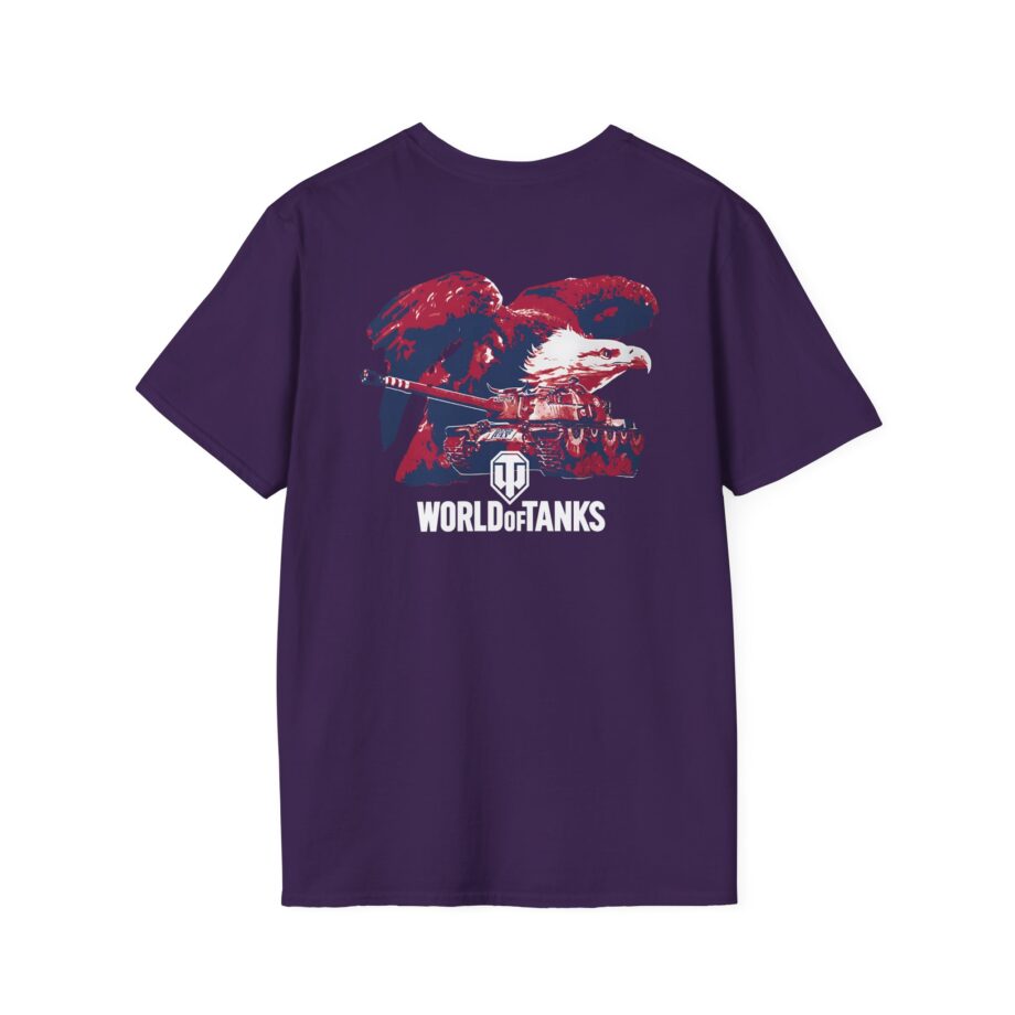 World of Tank Wot July 4th Eagle Unisex Softstyle T-Shirt