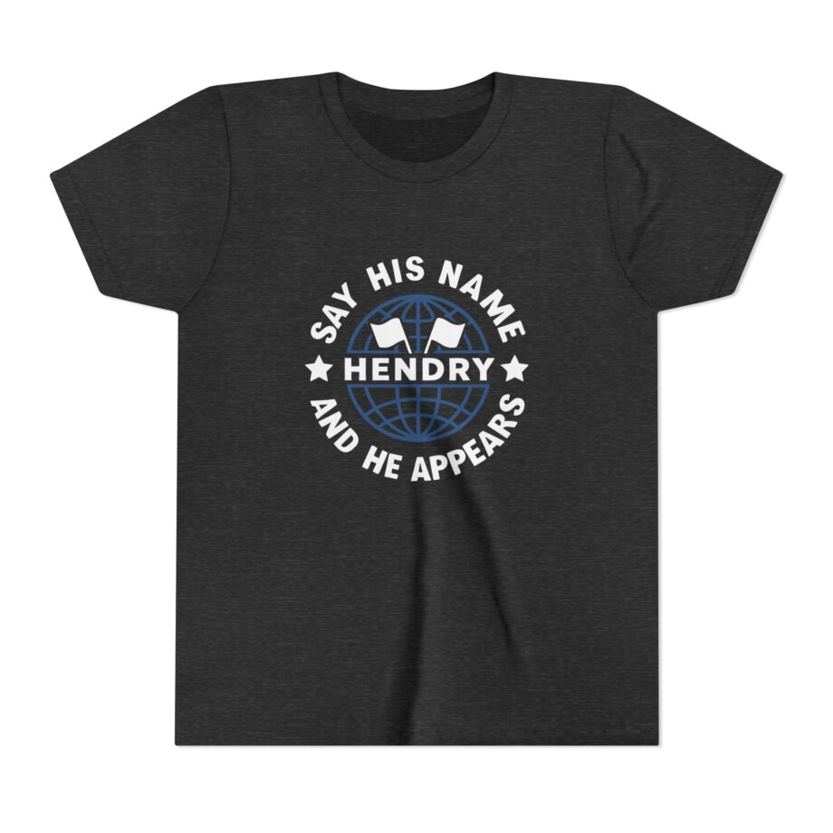 Say His Name Joe Hendry Youth Short Sleeve Tee