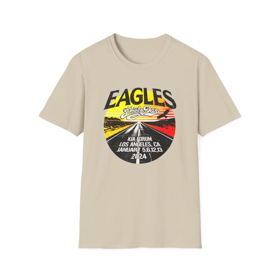 The Eagles The Long Goodbye 2024 Tour Los Angeles Unisex Softstyle T-Shirt