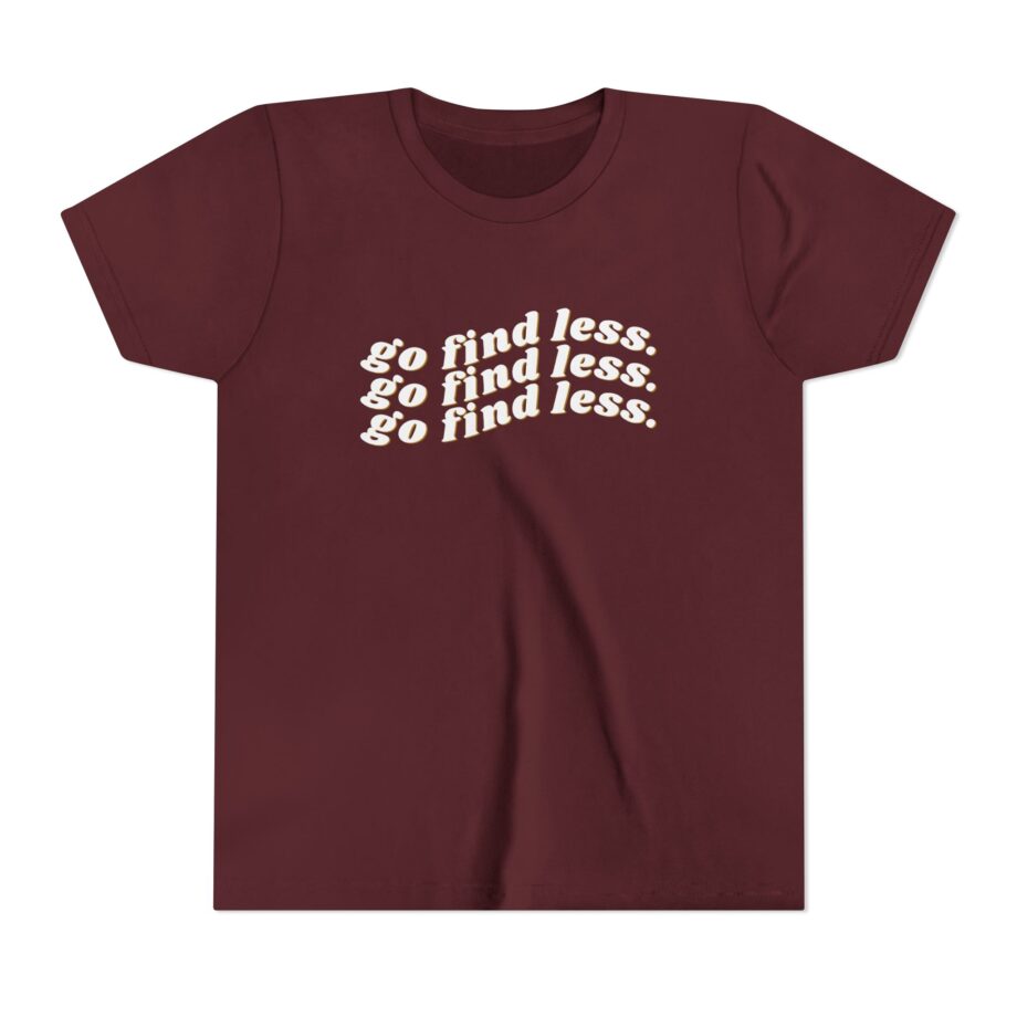 Elyse Myers Go Find Less Youth Short Sleeve Tee