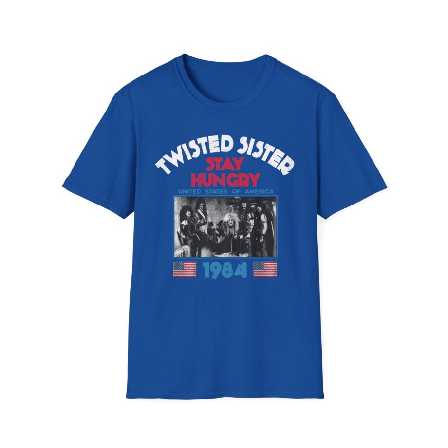 Twisted Sister 1984 Stay Hungry Tour Unisex Softstyle T-shirt