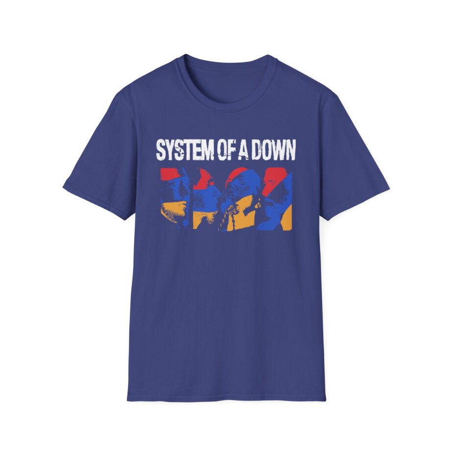 System of a Down Photo Collage Unisex Softstyle T-Shirt