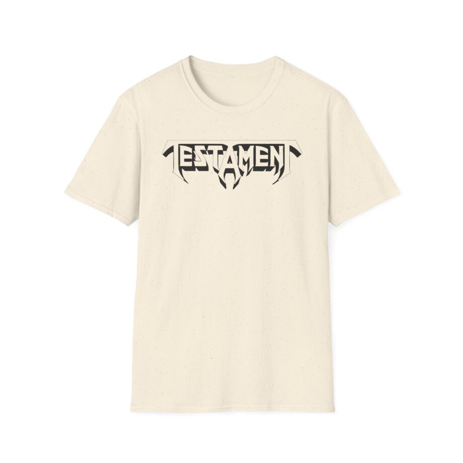 Testament Bay Area Thrash Blackout Unisex Softstyle T-Shirt