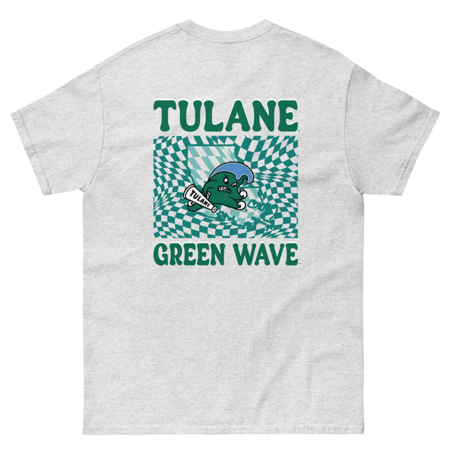 Tulane Checkered Mascot Unisex classic tee