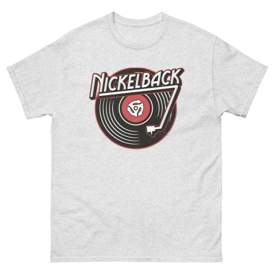 Nickelback Record Natural Ringer Unisex classic tee