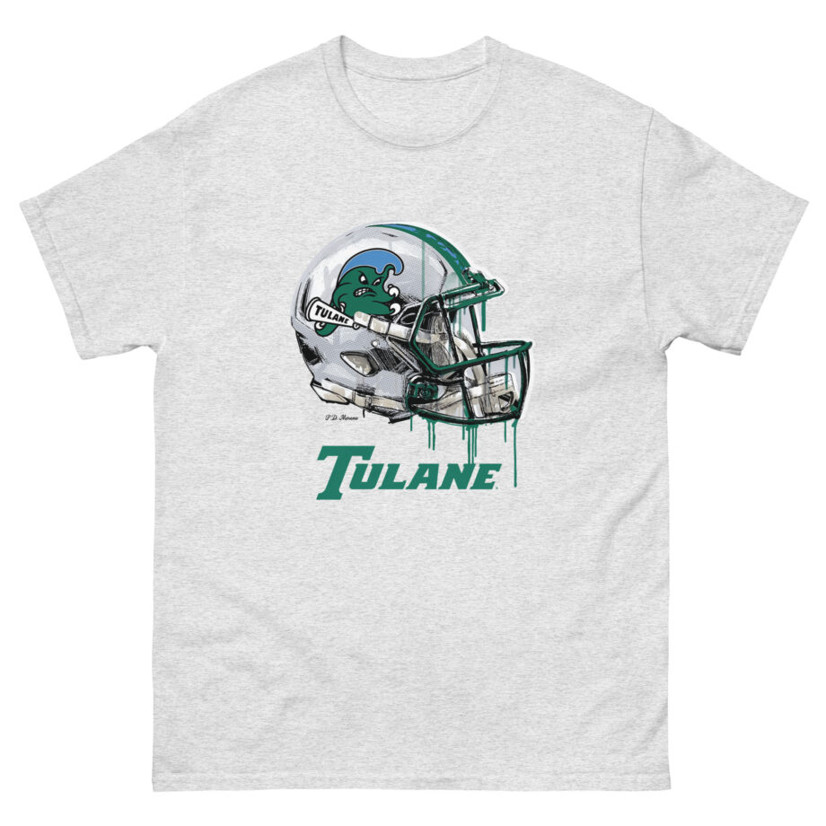 Tulane Football Helmet Unisex classic tee
