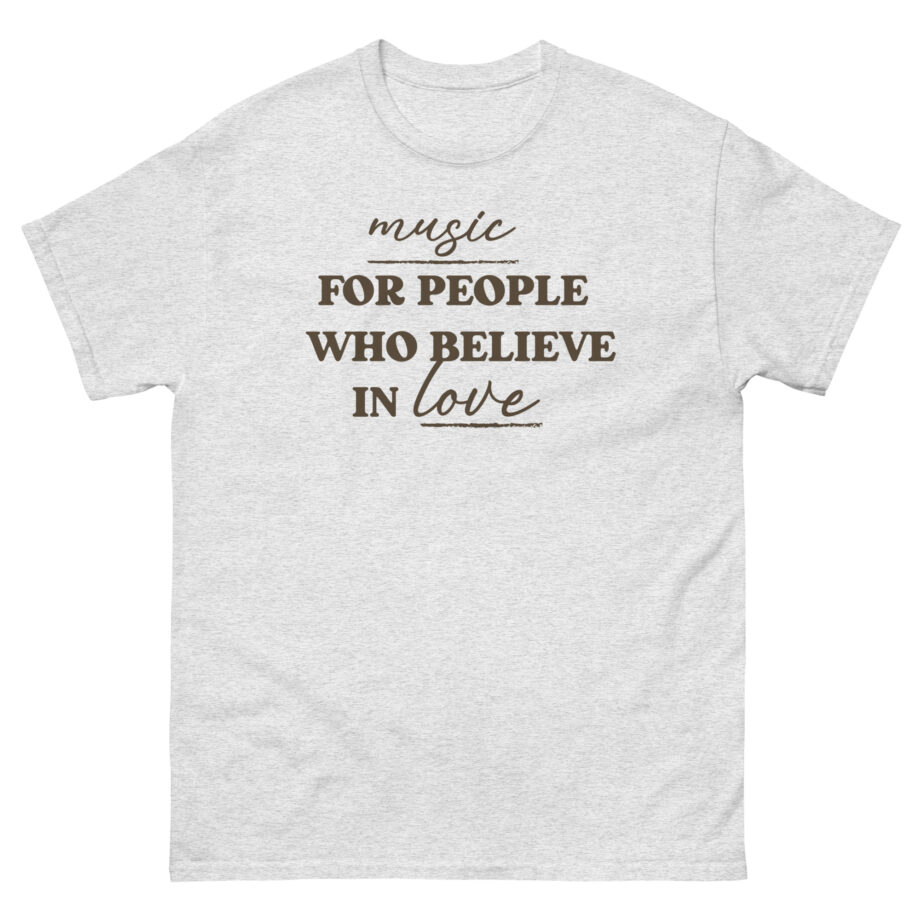 Joe Jonas Music for People Who Believe in Love Unisex classic tee