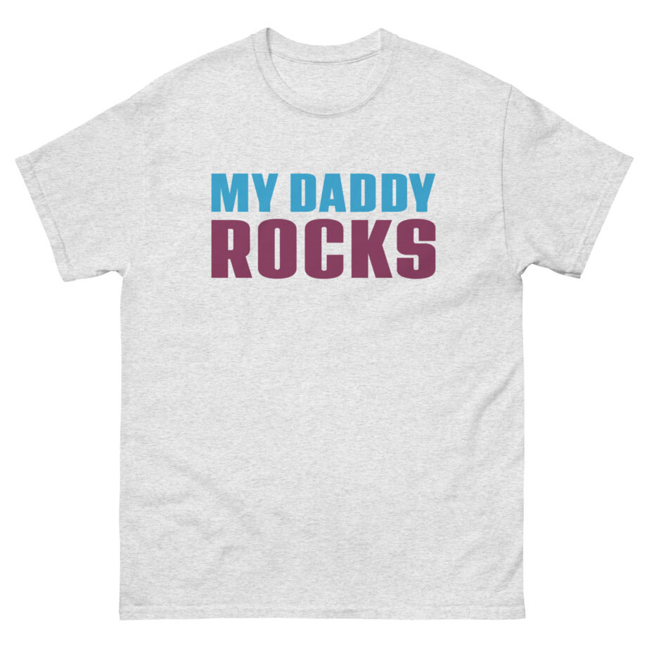 JLS My Daddy Rocks Unisex classic tee