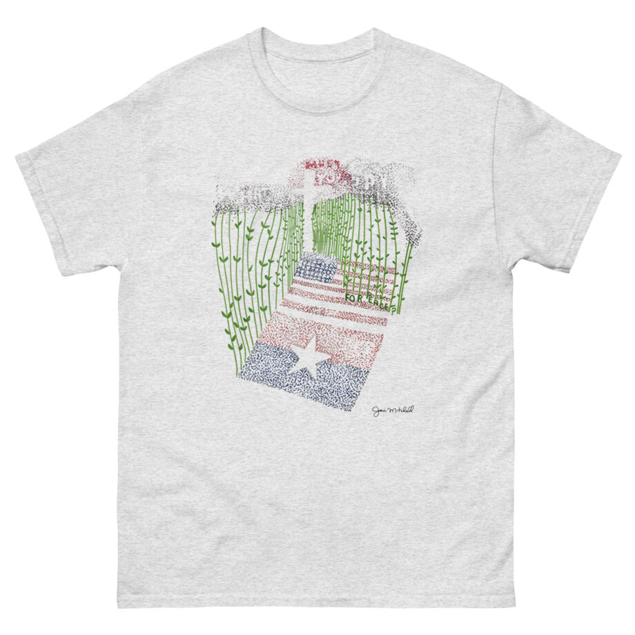 Joni Mitchell What Must You Pay for Peace Unisex classic tee