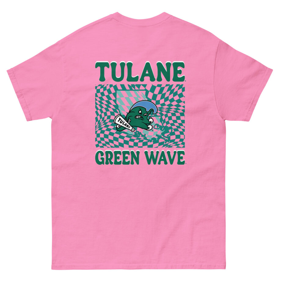 Tulane Checkered Mascot Unisex classic tee