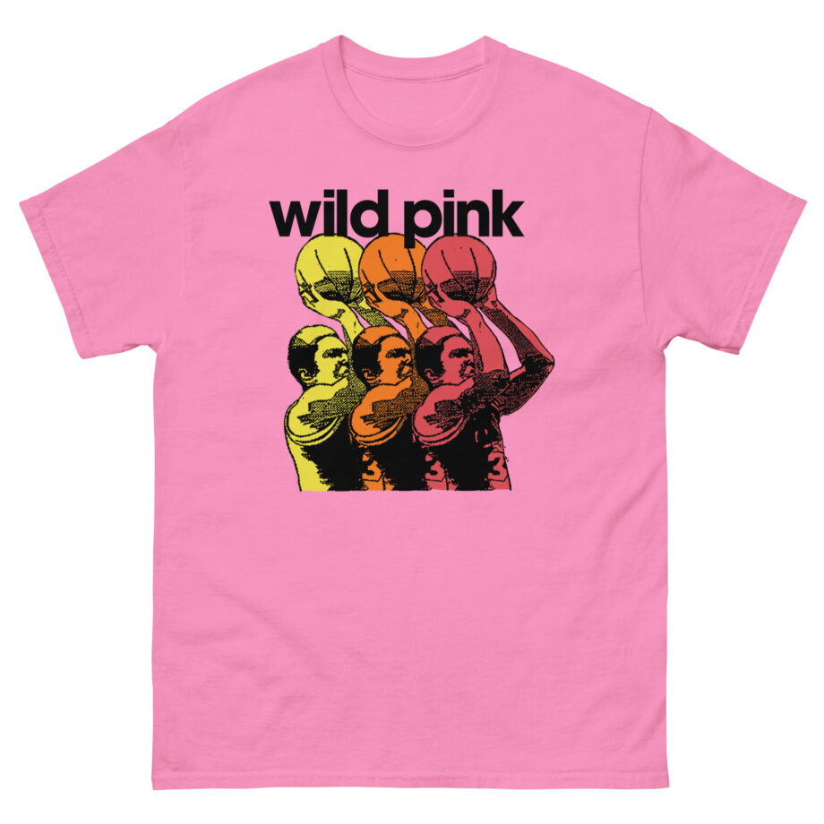 Wild Pink Basketball Unisex classic tee