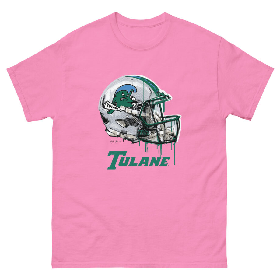 Tulane Football Helmet Unisex classic tee