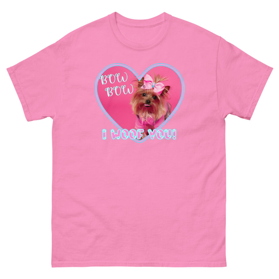 Jojo Siwa Bow Bow I Woof You Unisex classic tee