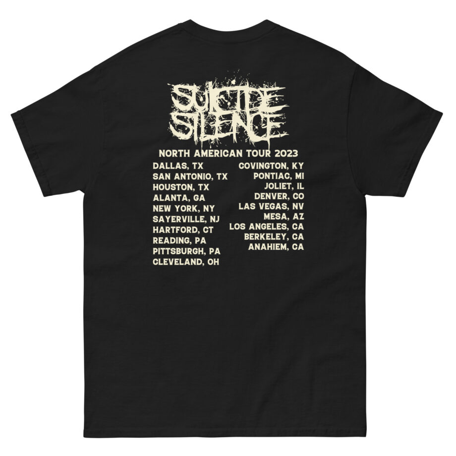 Suicide Silence Rymd Cover Tour 2023 Unisex classic tee