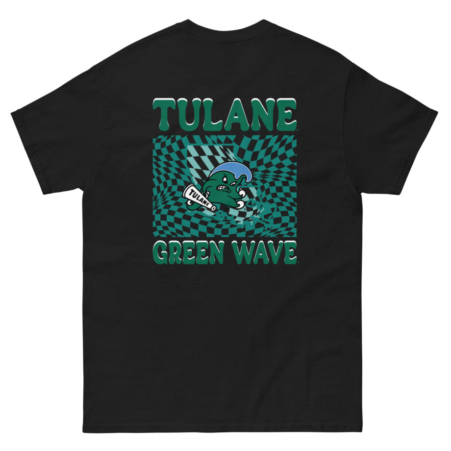 Tulane Checkered Mascot Unisex classic tee