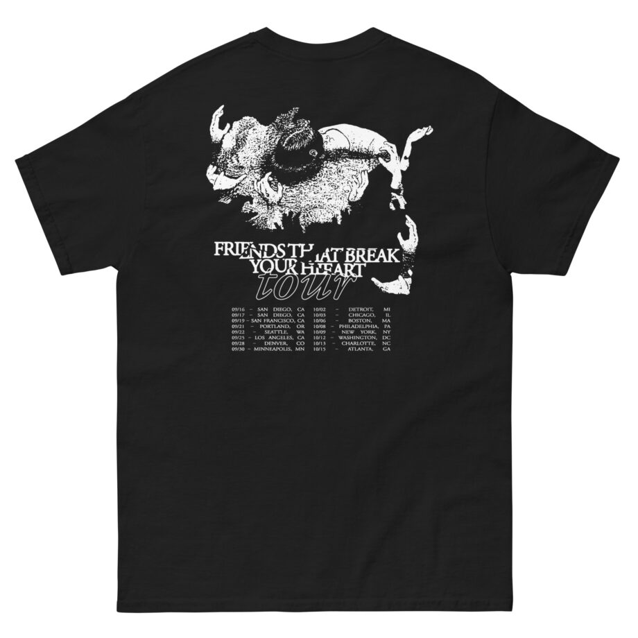 James Blake Friends That Break Your Heart Black 2021 Tour Unisex classic tee
